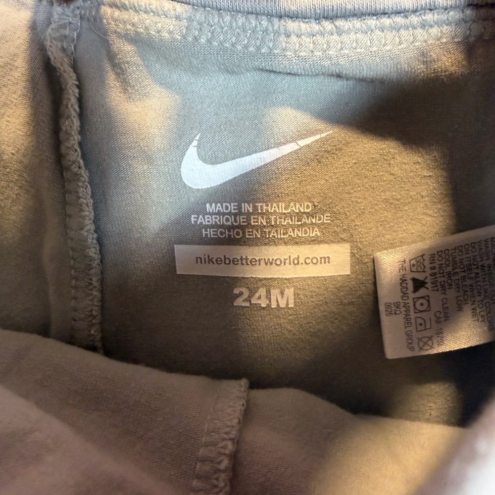 NIKE Infant T-Shirt & Skort Size 24 Months Pink Gray Summer - Picture 3 of 7